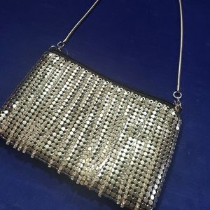 Silver Bling Fringe Purse
